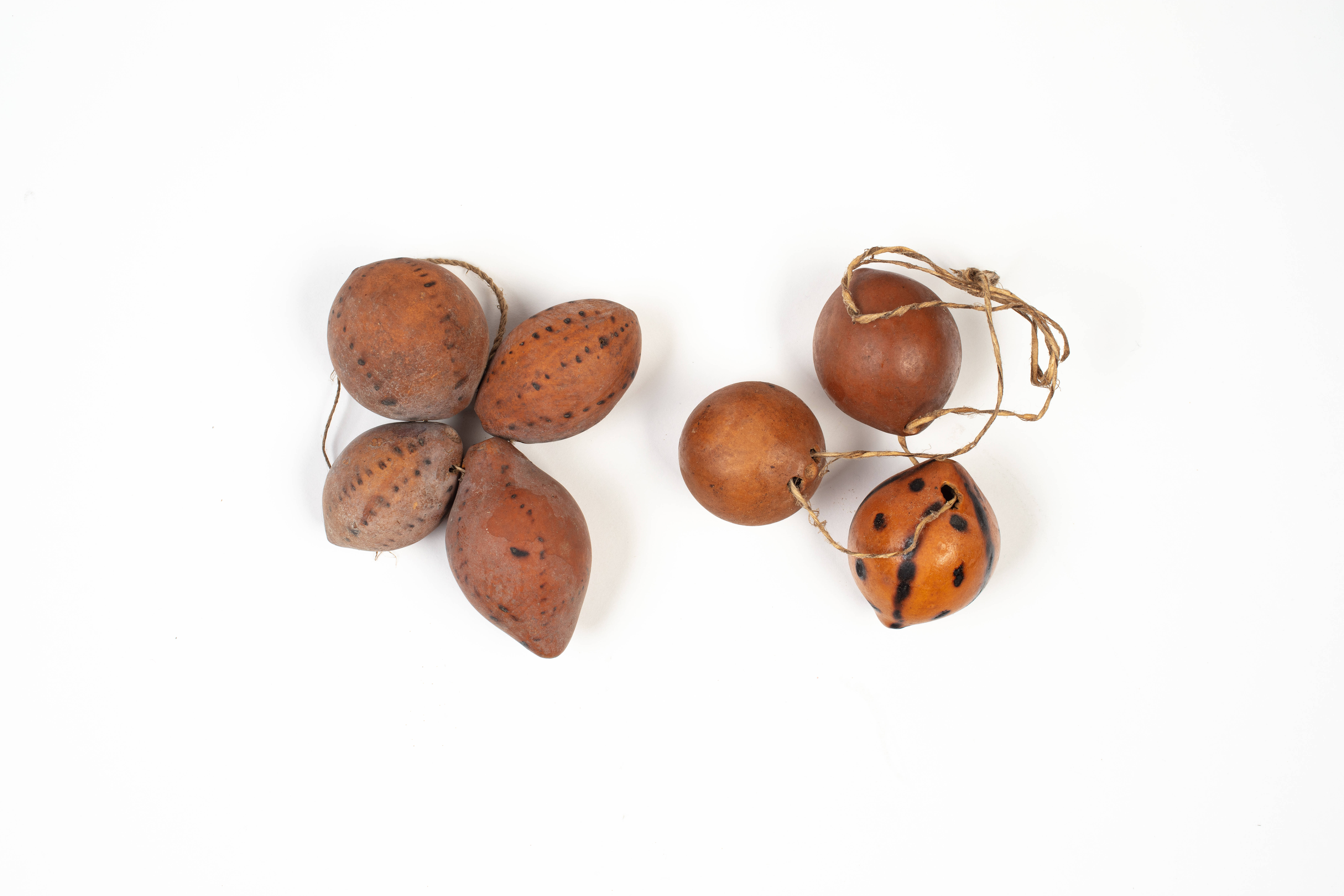 Gourd pendant, 2 of, 1963.34, 37049, Cultural Permissions Apply